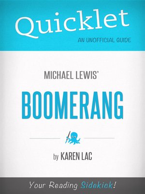 cover image of Quicklet on Michael Lewis' Boomerang